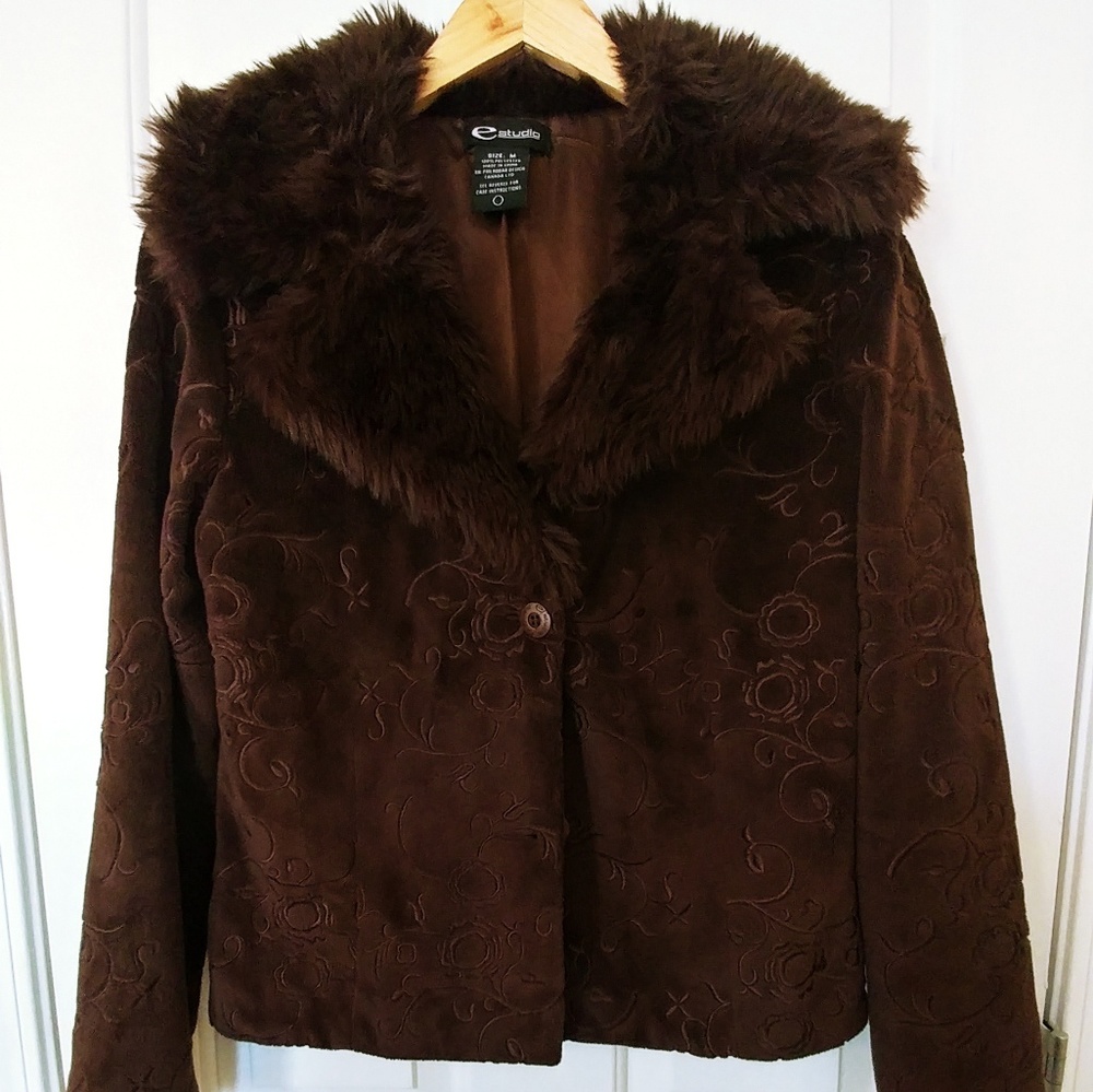 E Studio Jacket Blazer Brown